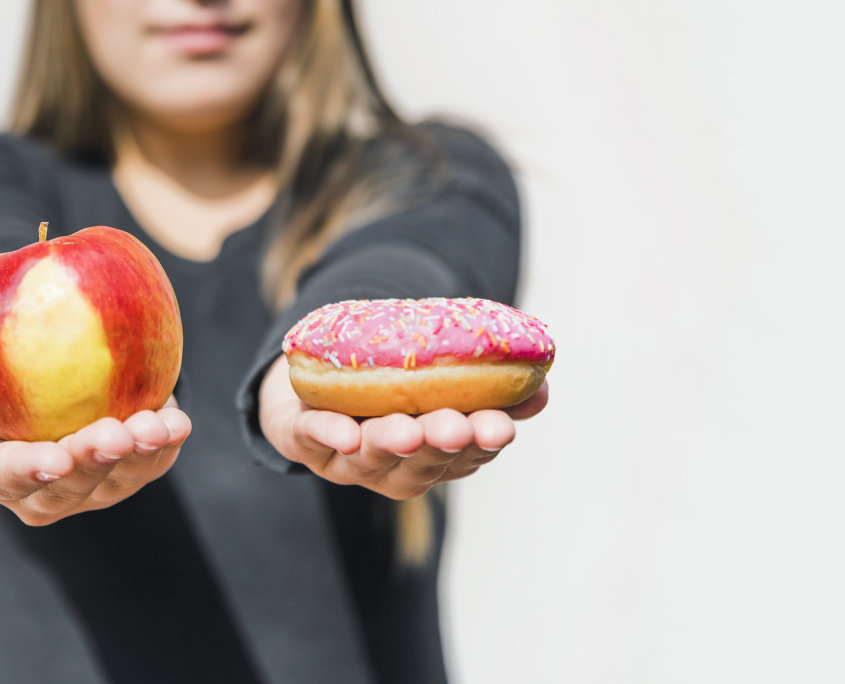 Fruta o donut? Reducción de productos - obesidad