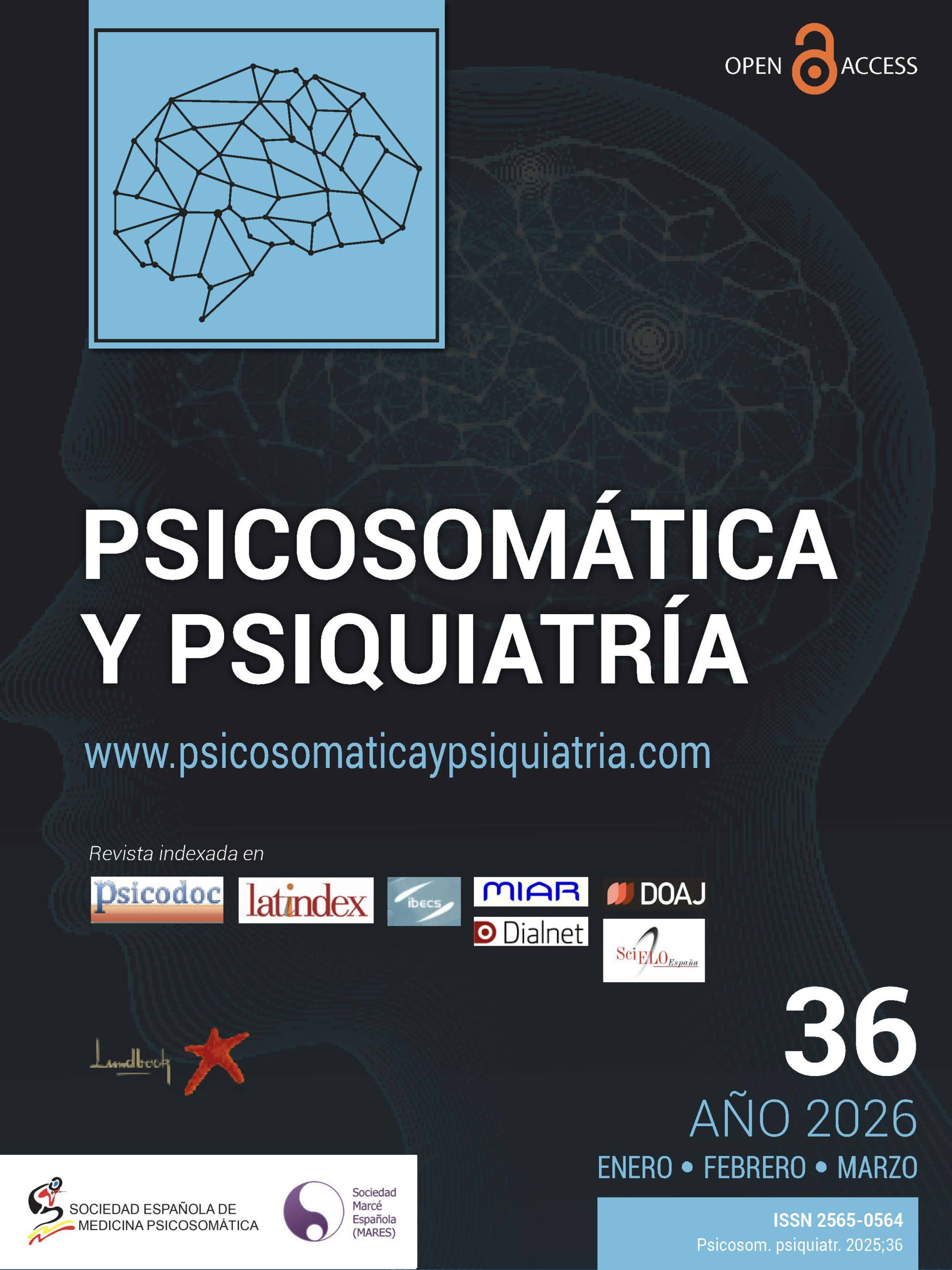 Portada de la revista Psicosomàtica y Psiquiatría