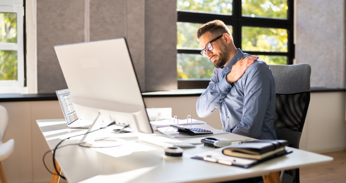 mala postura oficina